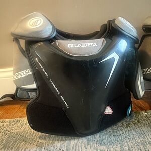 Maverik Black Lacrosse Chest Protector
